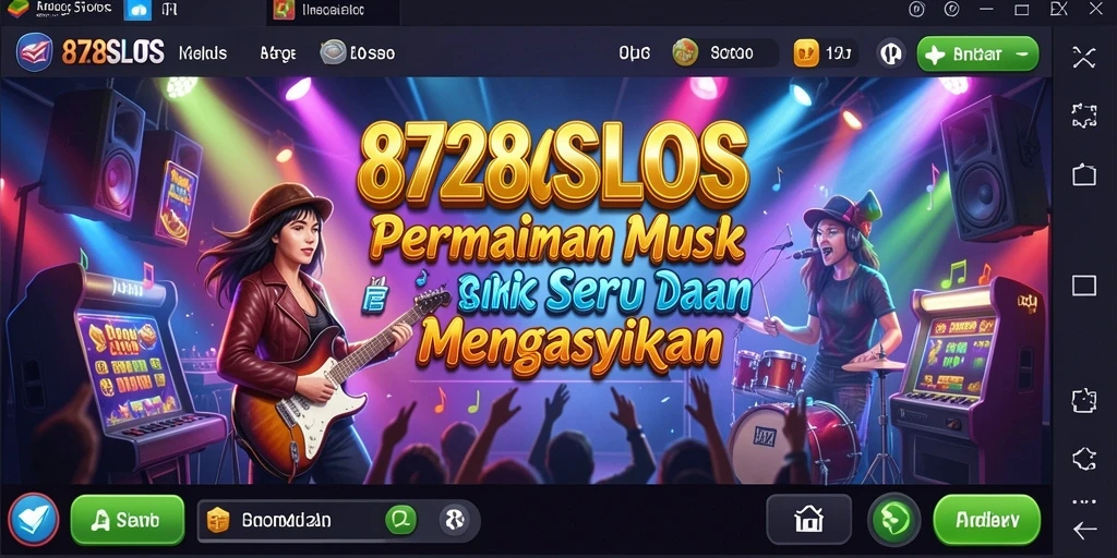 Tampilan menarik dari gameplay <strong>8728SLOTS</strong> yang memukau dengan berbagai genre musik.