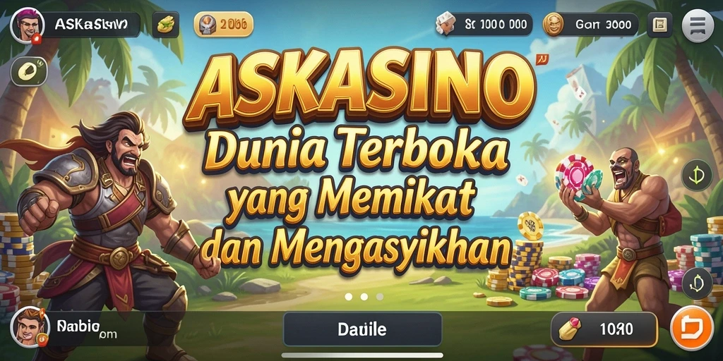 Gameplay menawan di ASKASINO dengan dunia terbuka yang luas dan interaksi yang menarik.