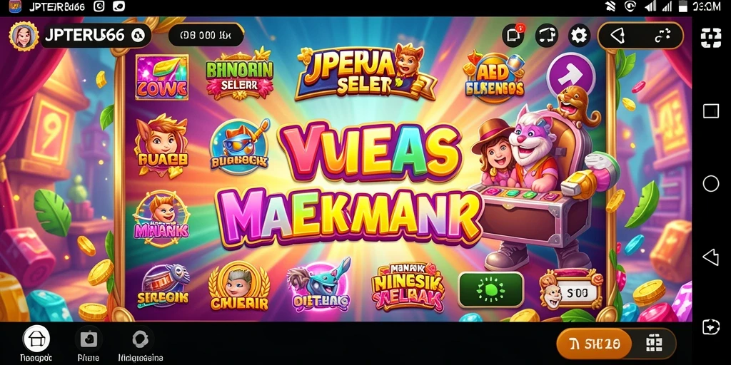 Tampilan gameplay menarik dari permainan Slot JPTERUS66.