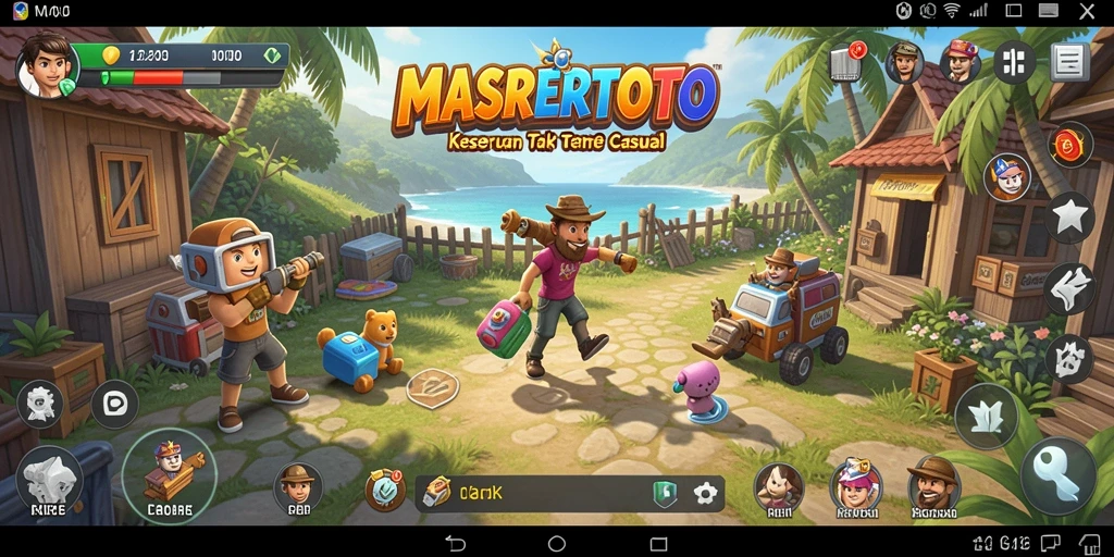 Tampilan seru dari gameplay MASRERTOTO yang menghibur.