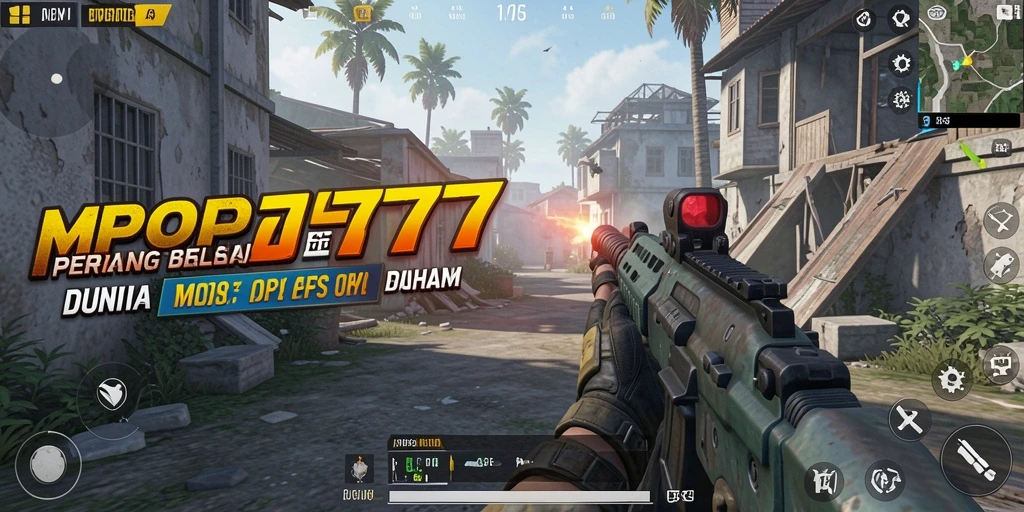 Gameplay MPO777 yang intens dan menegangkan saat bertempur di medan perang.