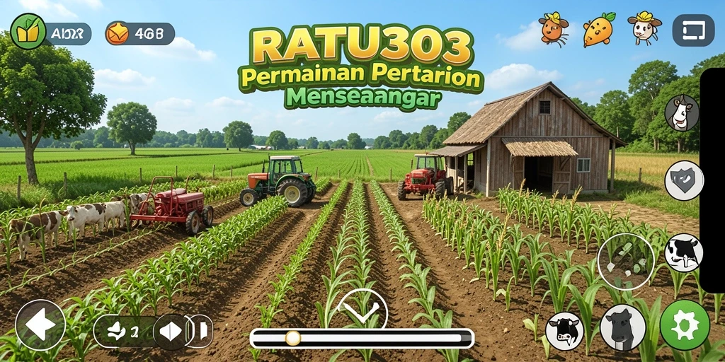 Tampilan gameplay RATU303 yang menarik dan penuh warna.