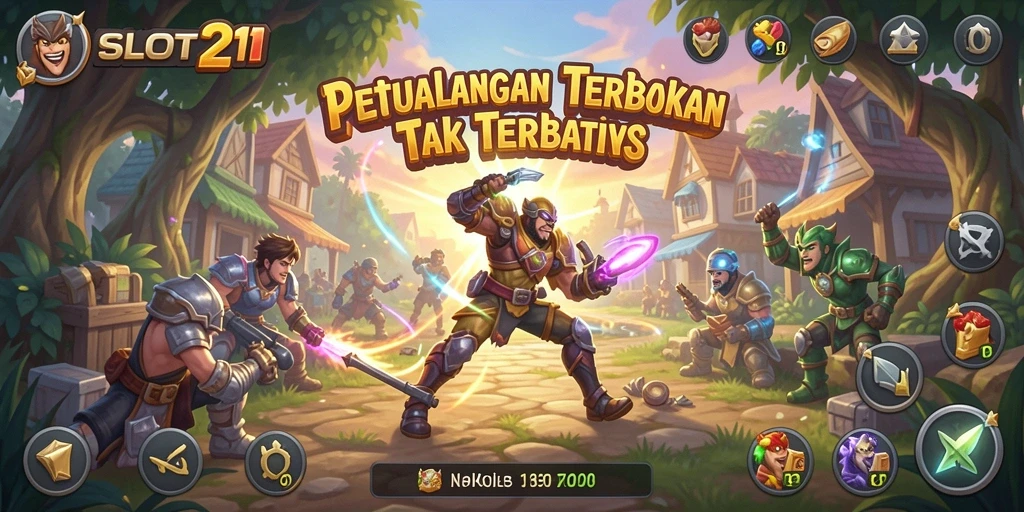 Tangkapan layar menampilkan petualangan seru di dunia terbuka SLOT21.